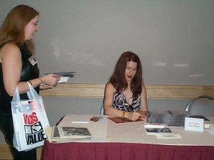 Visitor Pixie's really getting Robin's fingerprints.